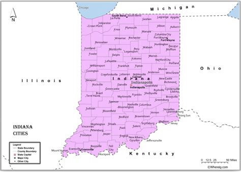most populated cities in indiana.